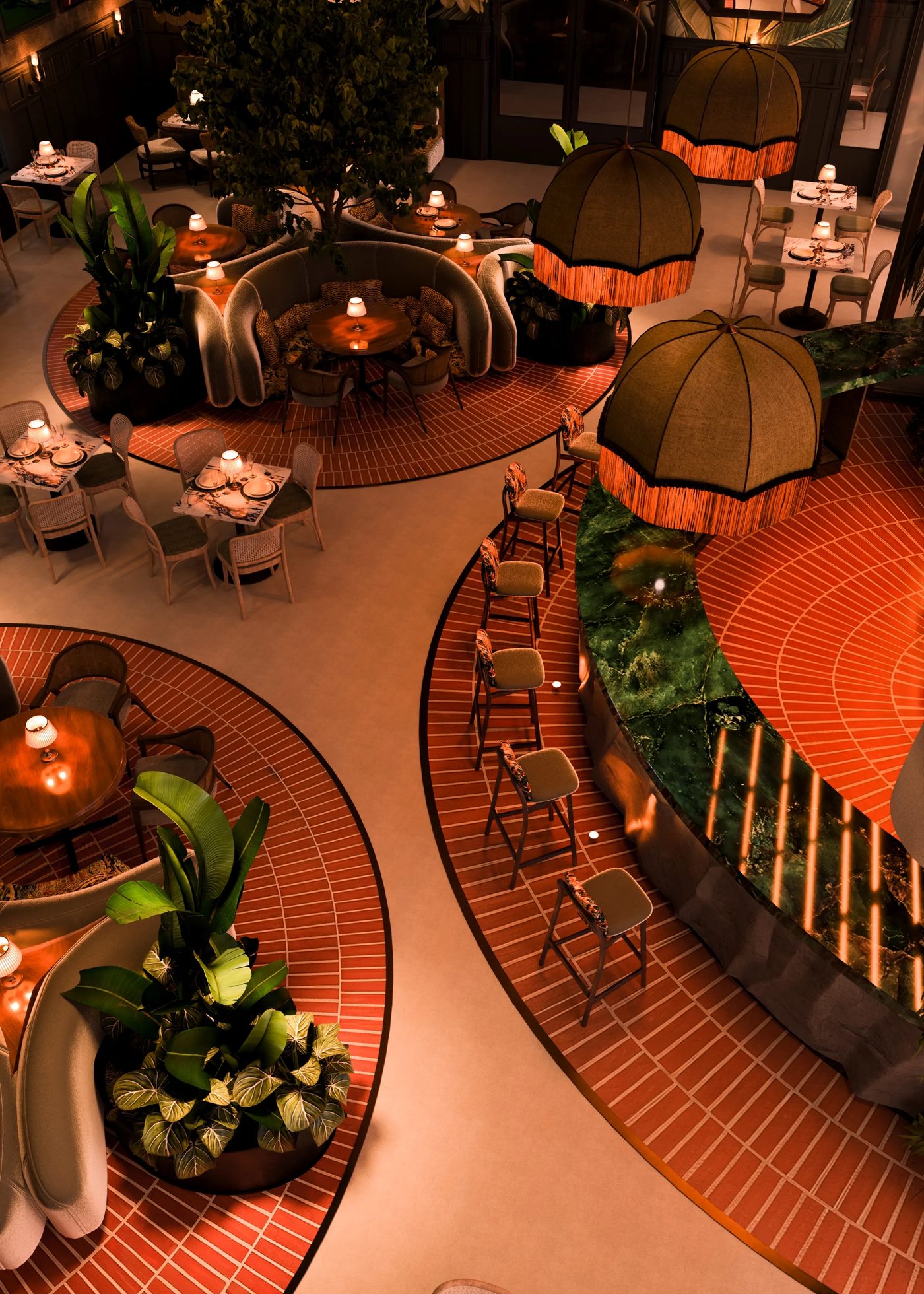 Restaurant and lounge interior — view 3
