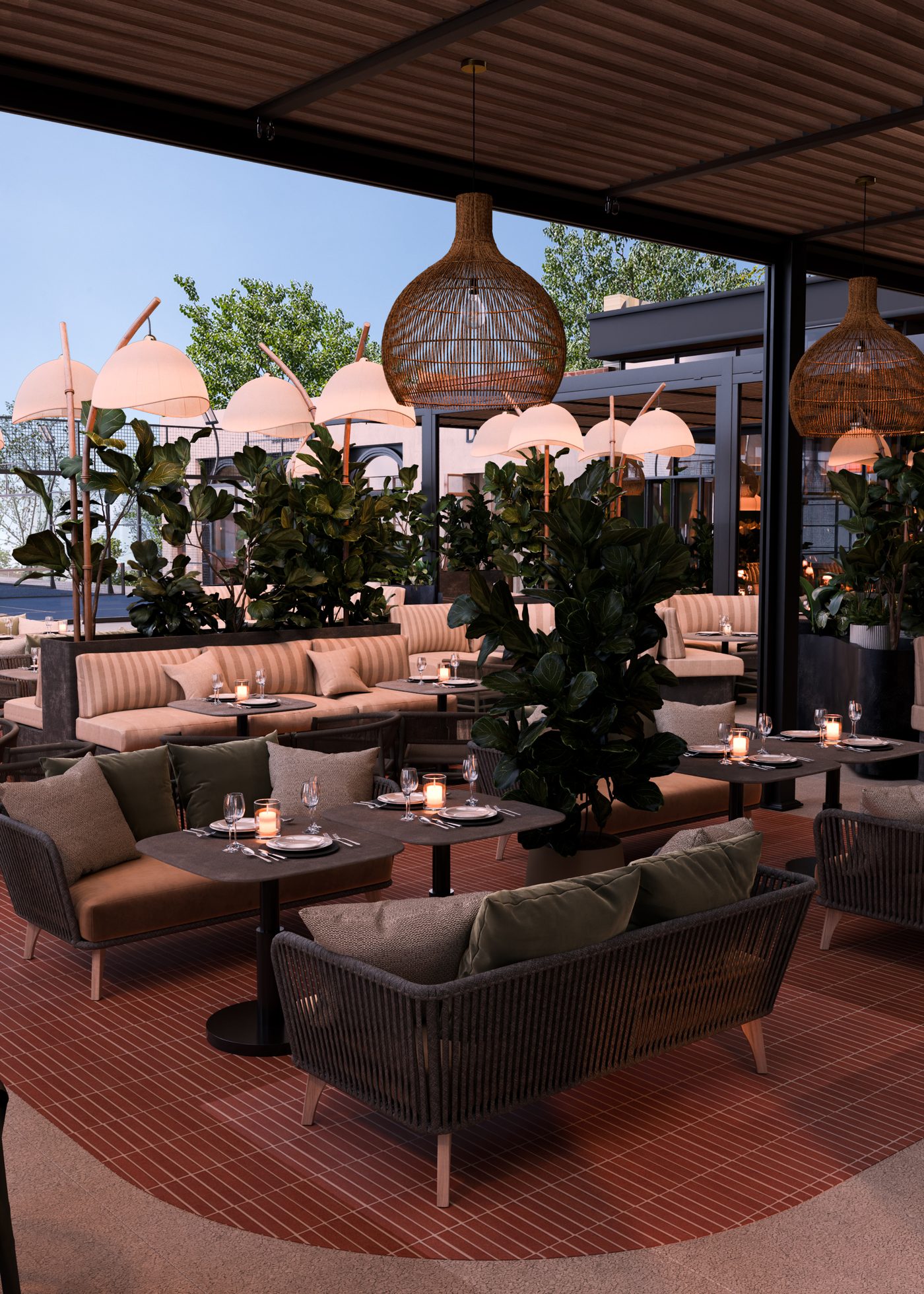 Restaurant and lounge terrace — view 5