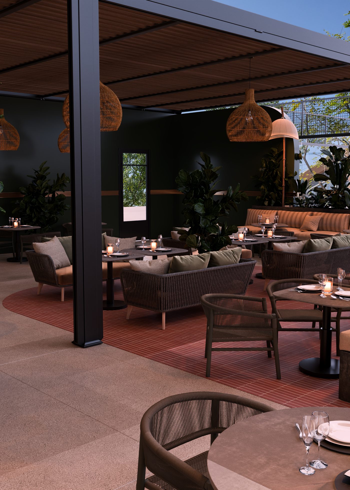 Restaurant and lounge terrace — view 9