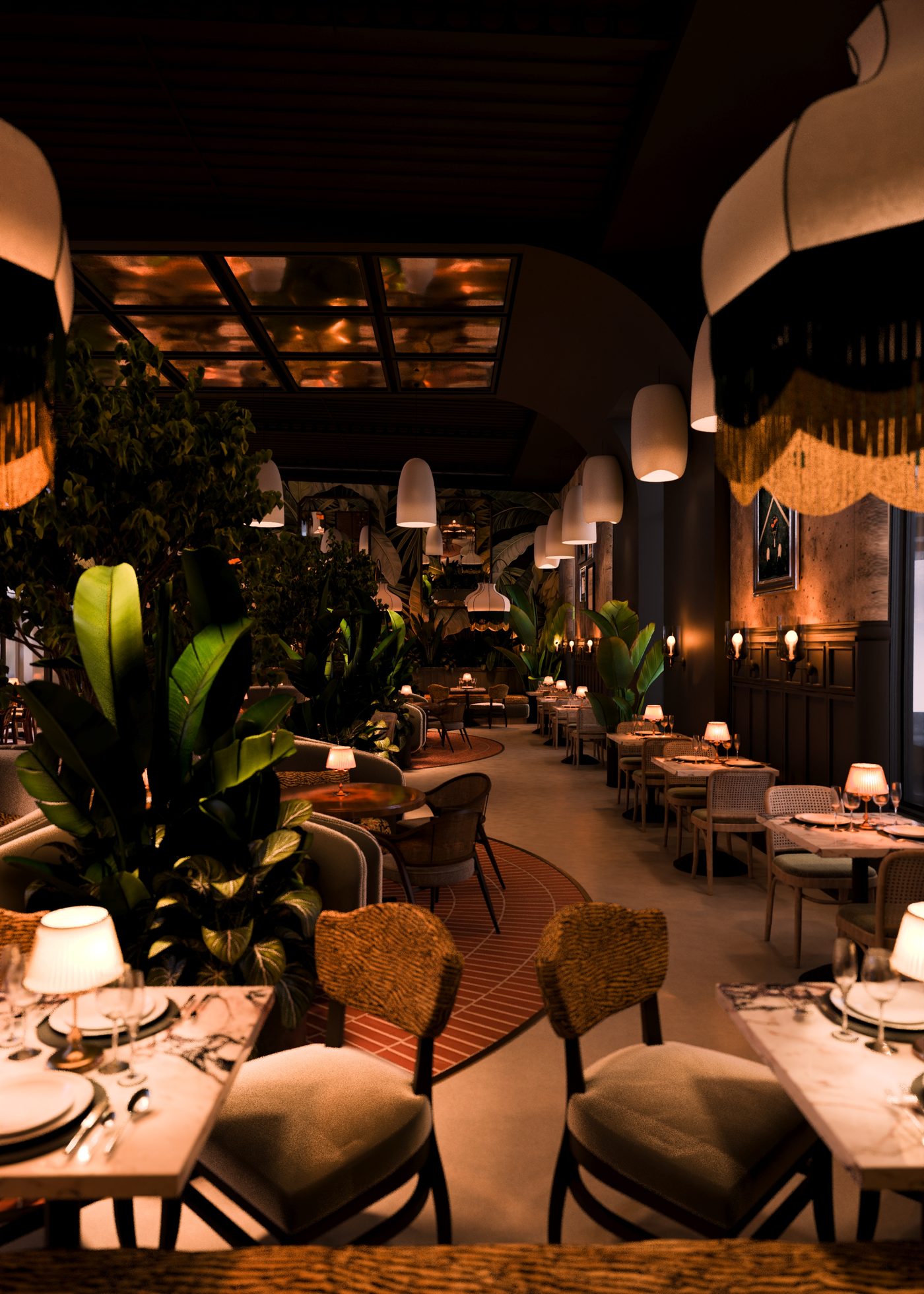 Restaurant and lounge interior — view 11