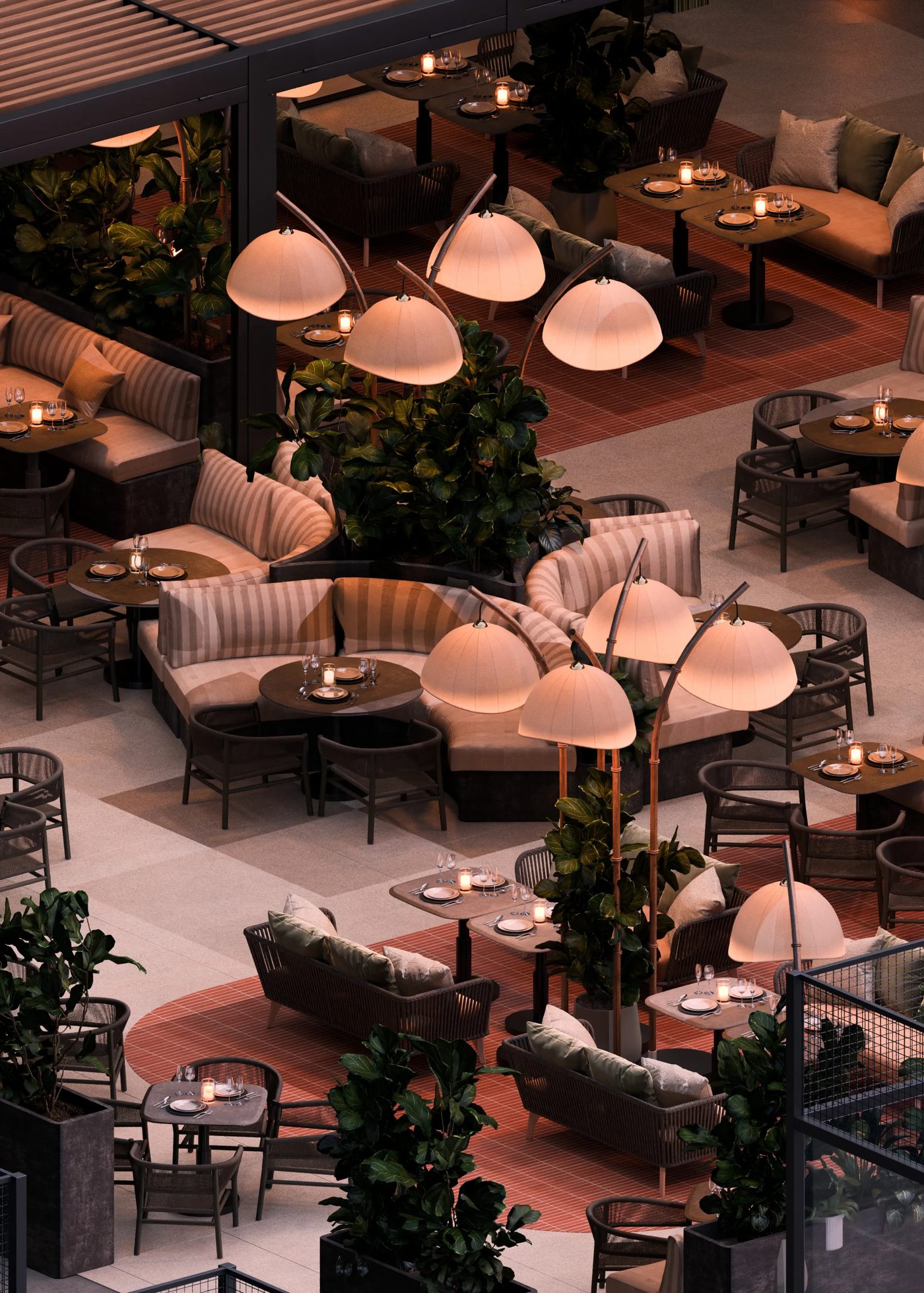 Restaurant and lounge terrace — view 12