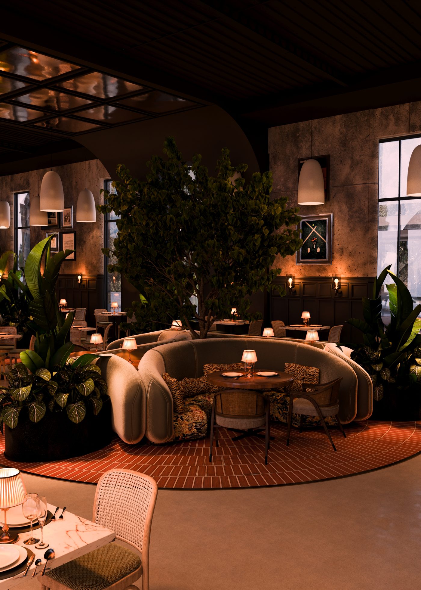 Restaurant and lounge interior — view 13