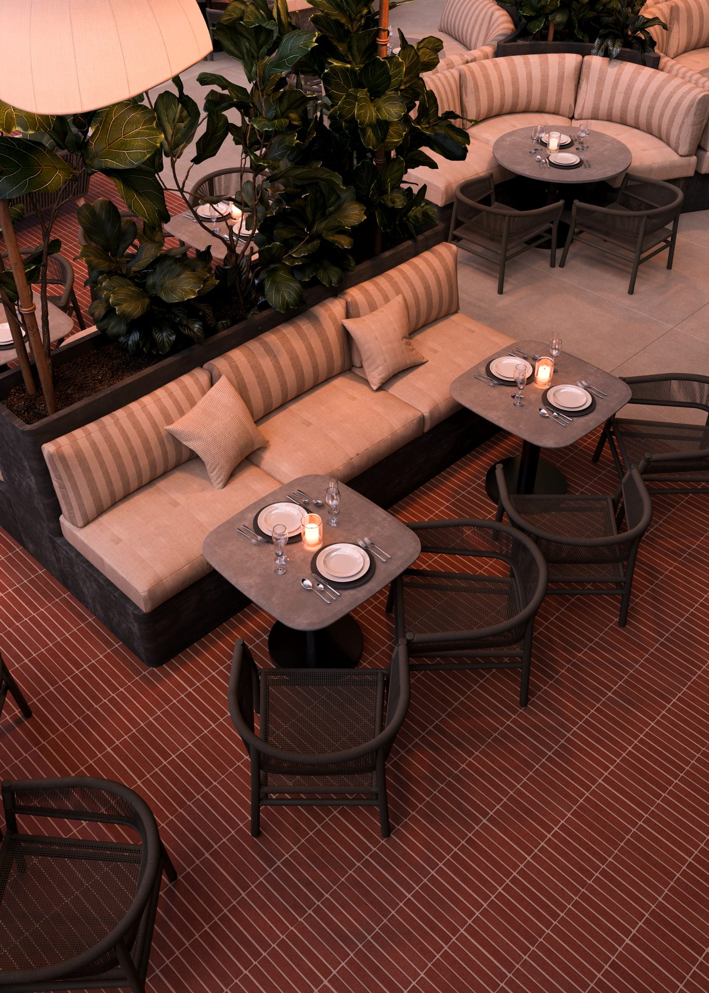 Restaurant and lounge terrace — view 15
